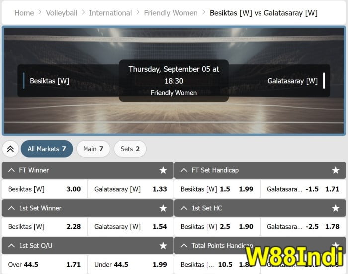 วิธีชนะวอลเลย์บอล การพนัน... ....